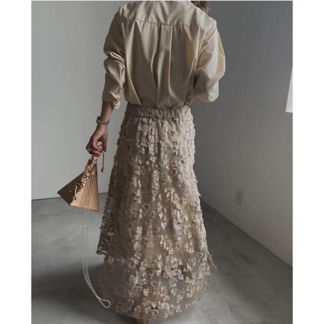 Ameri VINTAGE - ameri vintage lace layered shirt dressの通販 by