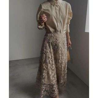 Ameri VINTAGE - ameri vintage lace layered shirt dressの通販 by