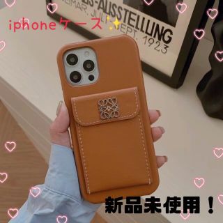 アナグラム　iPhone 13 miniブラウン　スマホ　ケース　韓国(iPhoneケース)