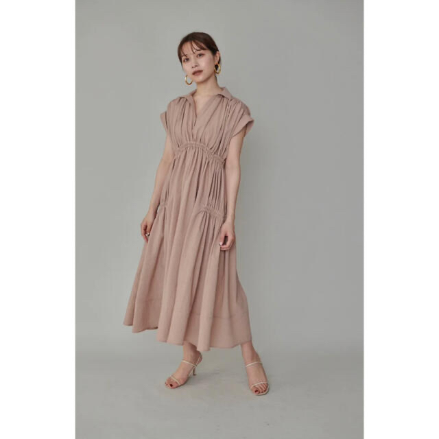 L'Or Gather Drape Dress レディースのワンピース(ロングワンピース/マキシワンピース)の商品写真