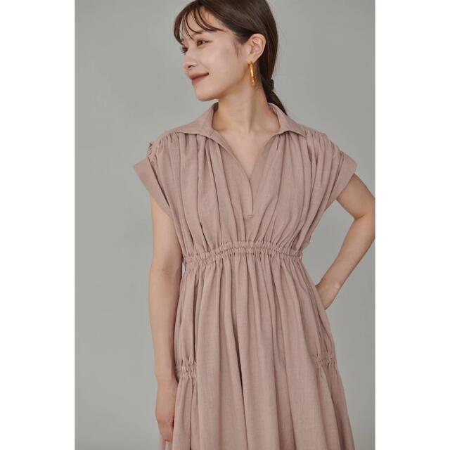 L'Or Gather Drape Dress レディースのワンピース(ロングワンピース/マキシワンピース)の商品写真