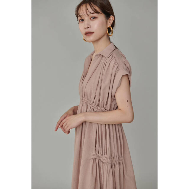 L'Or Gather Drape Dress レディースのワンピース(ロングワンピース/マキシワンピース)の商品写真