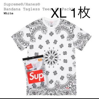 シュプリーム(Supreme)のSupreme Hanes Bandana Tagless Tees XL(Tシャツ/カットソー(半袖/袖なし))