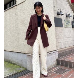 アメリ　CLASSIC MINIMAL WARM TAILORED JACKET