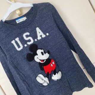 ディズニー(Disney)のお値下げ。mickey カットソー 140(Tシャツ/カットソー)