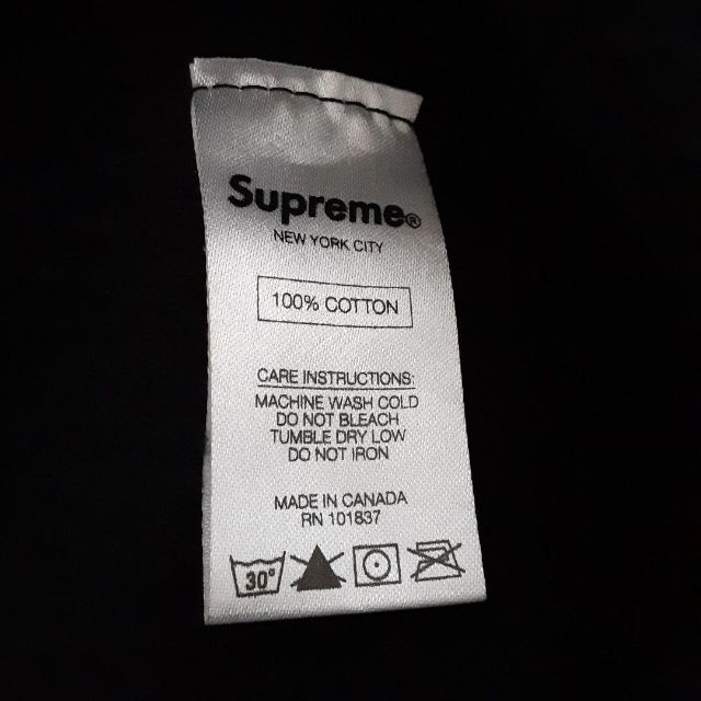 Supreme(シュプリーム)の希少デザイン!! シュプリーム 刺繍 スレイヤー ブラック パーカー カナダ製 メンズのトップス(パーカー)の商品写真
