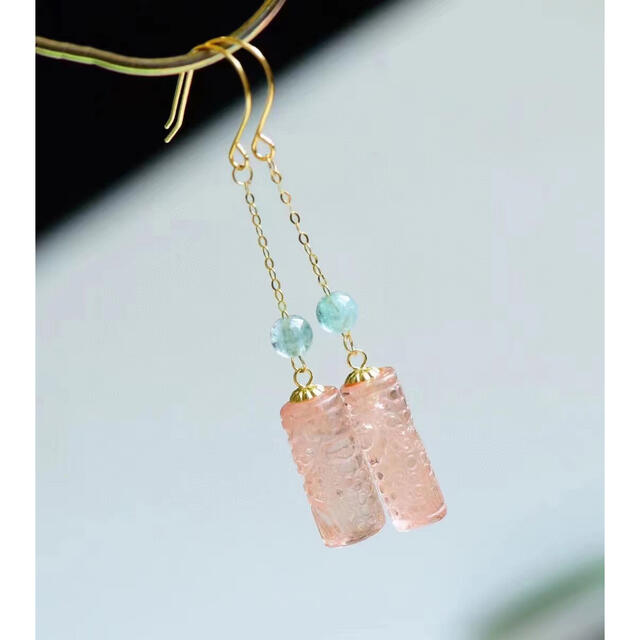 ⭐︎【高級】トルマリン ピアス k18 1.7g - ピアス