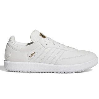 アディダス(adidas)のラスト【即納】28.5cmアディダス 限定モデル サンバ 白 ゴルフシューズ(シューズ)