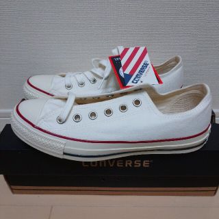 コンバース(CONVERSE)のコンバースオールスタースニーカーUSカラーズエイジドホワイト25新品(スニーカー)