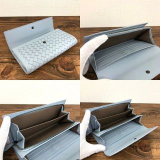Bottega Veneta - 未使用品 BOTTEGAVENETA 長財布 水色 4の通販 by old
