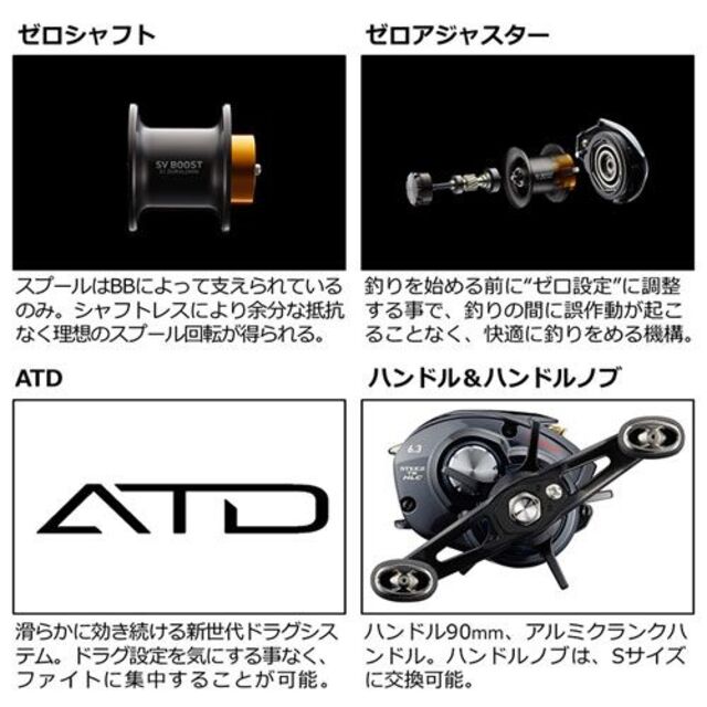 DAIWA ダイワ スティーズ 21 A TW HLC 8.1L 左ハンドル | www