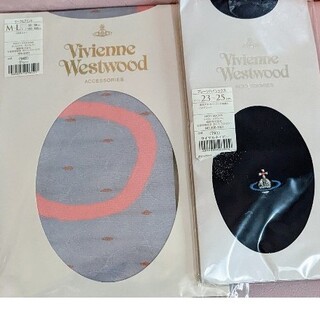 ヴィヴィアンウエストウッド(Vivienne Westwood)の♪新品未開封 Vivienne ｳﾞｨｳﾞｨｱﾝ ストッキング2足set♪(タイツ/ストッキング)