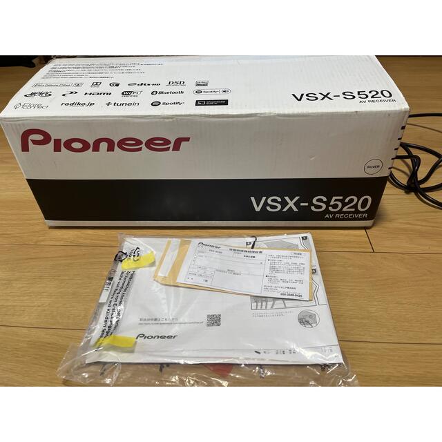 Pioneer(パイオニア)のVSX-S520 薄型　AVアンプ　Pioneer パイオニア スマホ/家電/カメラのオーディオ機器(アンプ)の商品写真