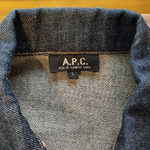 A.P.C(アーペーセー)のA.P.C. デニムジャケットL メンズのジャケット/アウター(Gジャン/デニムジャケット)の商品写真