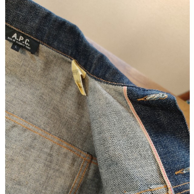 A.P.C(アーペーセー)のA.P.C. デニムジャケットL メンズのジャケット/アウター(Gジャン/デニムジャケット)の商品写真