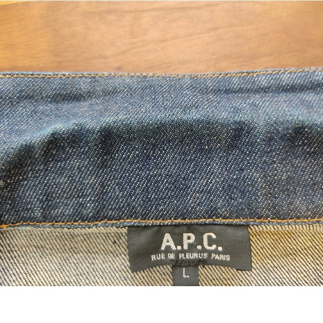 A.P.C(アーペーセー)のA.P.C. デニムジャケットL メンズのジャケット/アウター(Gジャン/デニムジャケット)の商品写真