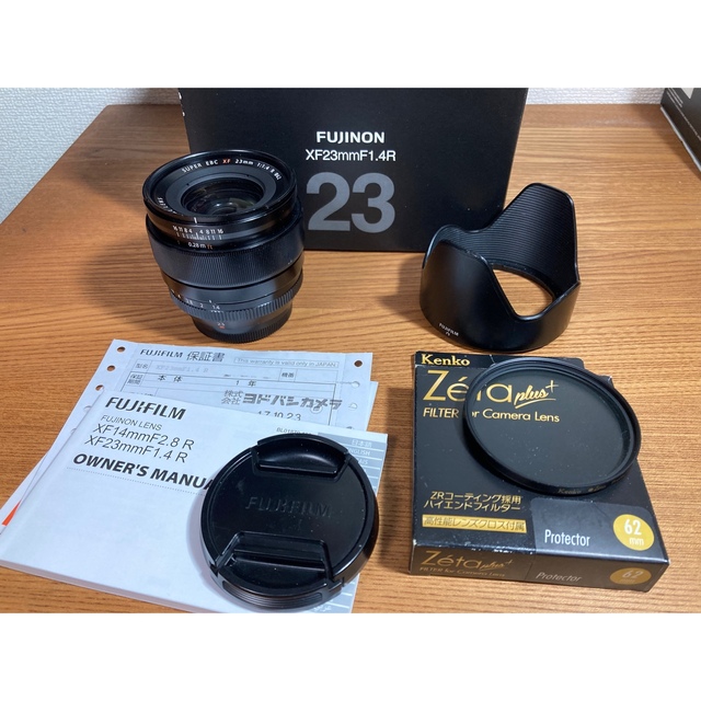 XF23mm F1.4 R 富士フイルム 保護フィルター EXUS付属-