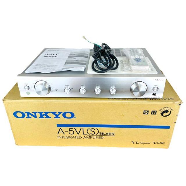 激安店舗 ONKYO - 【動作確認済 ほぼ新品】ONKYO プリメインアンプ A-5VL(S) シルバー アンプ 激安店舗 ONKYO - 【動作確認済 ほぼ新品】ONKYO プリメインアンプ A-5VL(S) シルバー アンプ