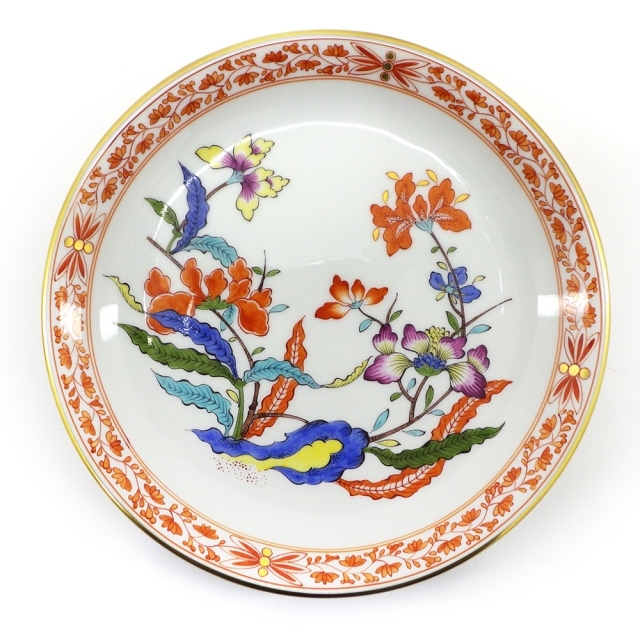 MEISSEN(マイセン)のMeissen マイセン シノワズリ 花文様 煎茶碗・受け皿 時の印 AR 2000年 世界50個限定 食器 湯のみ 茶托 C&S 【中古】【送料無料】 インテリア/住まい/日用品のキッチン/食器(食器)の商品写真