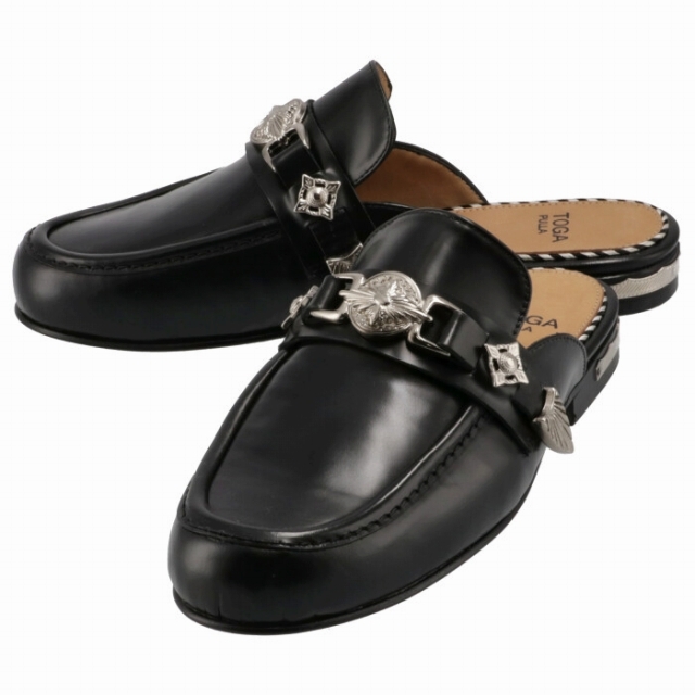 TOGA(トーガ)のTOGA PULLA クラシック ローファー ミュール フラットシューズ レディースの靴/シューズ(ローファー/革靴)の商品写真