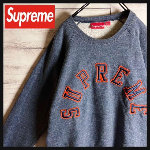 【希少モデル】Supreme アーチ刺繍ロゴ スウェット 入手困難