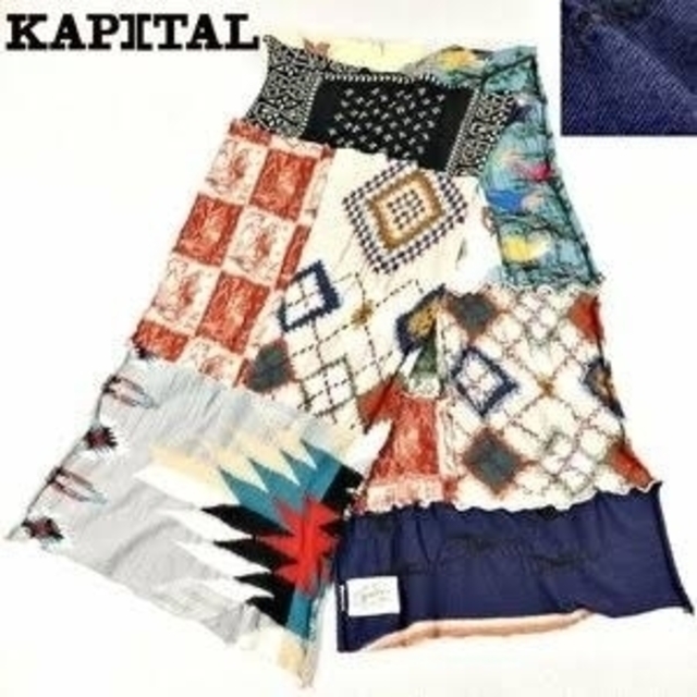 KAPITAL - KAPITAL キャピタル マフラー ストール パッチワークの通販 by あんこ101's shop 💟プロフ必読💟