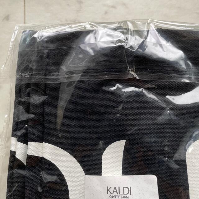 KALDI(カルディ)のカルディ　新品黒トートバッグ レディースのバッグ(トートバッグ)の商品写真