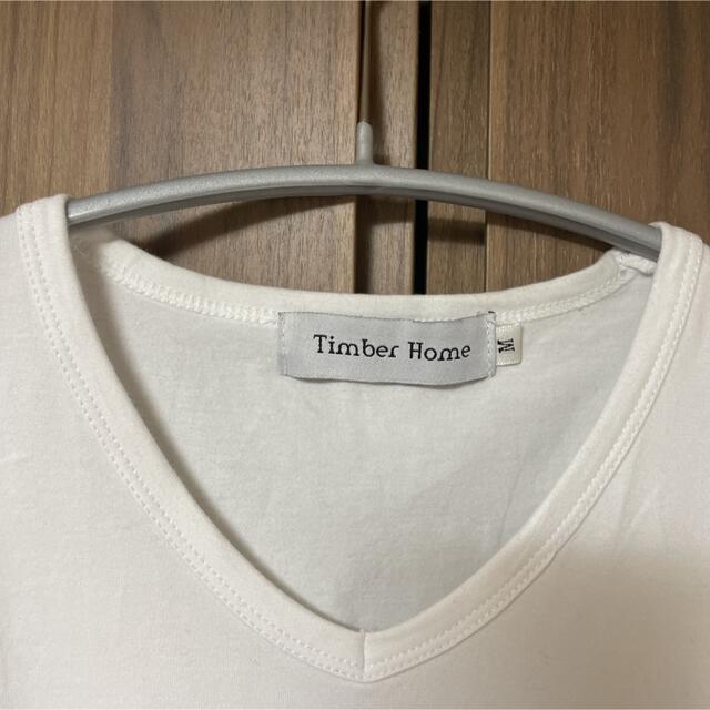 Tシャツ　ホワイト　Mサイズ レディースのトップス(Tシャツ(半袖/袖なし))の商品写真