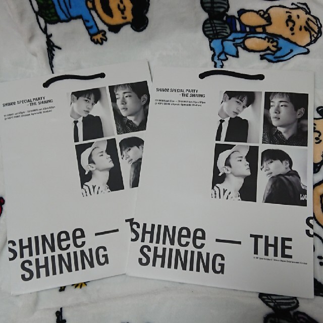 SHINee(シャイニー)の公式 SHINee 韓国ファンミ ペーパーバッグ 2P エンタメ/ホビーのCD(K-POP/アジア)の商品写真