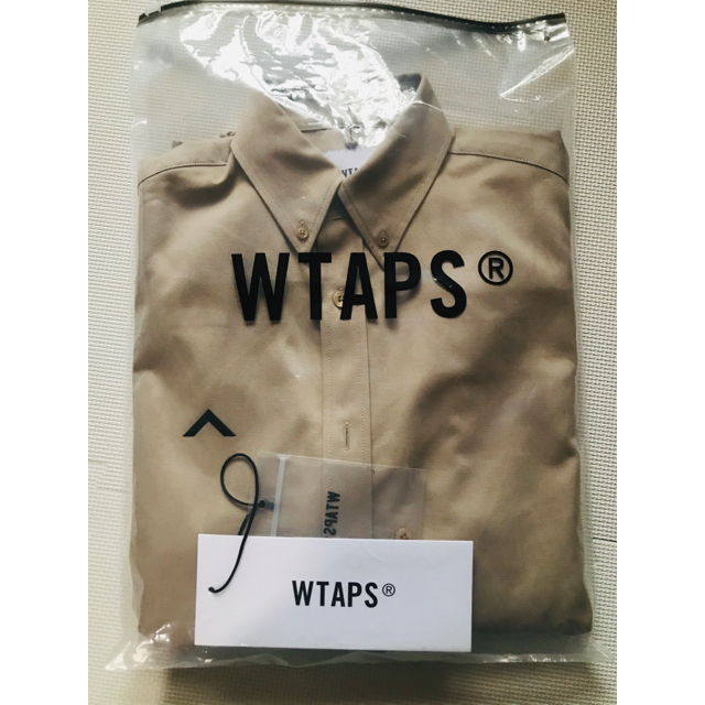 W)taps(ダブルタップス)のWTAPS BD 01 LS COTTON TWILL Ssize BEIGE  メンズのジャケット/アウター(ミリタリージャケット)の商品写真