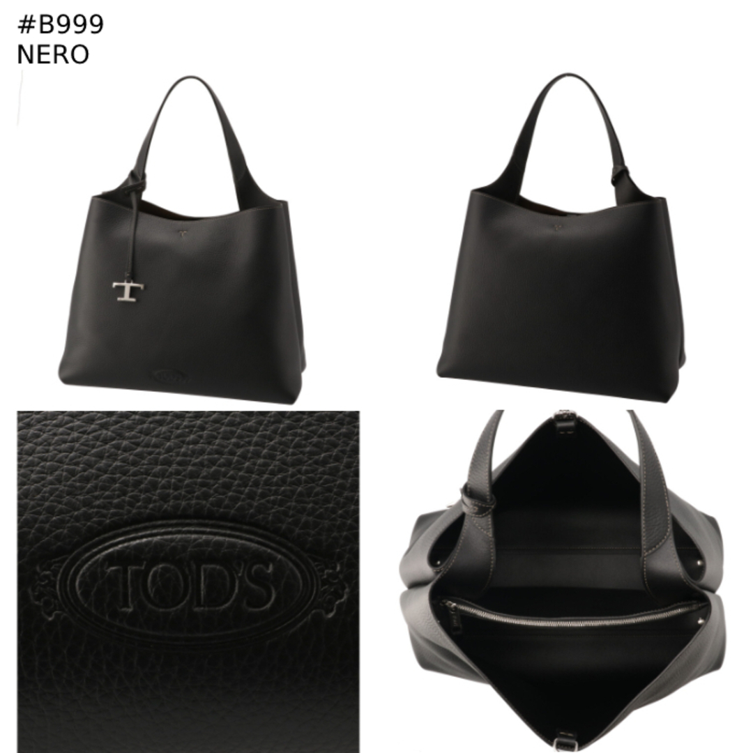 TOD'S(トッズ)のTOD'S トートバッグ レザー チャーム付き ミディアム バッグ レディースのバッグ(トートバッグ)の商品写真