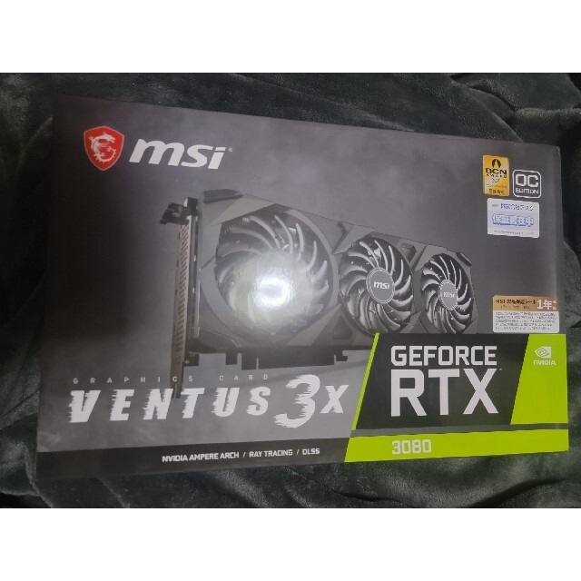 MSI GeForce RTX3080 VENTUS 3X 10G OC 非LH スマホ/家電/カメラのPC/タブレット(PCパーツ)の商品写真