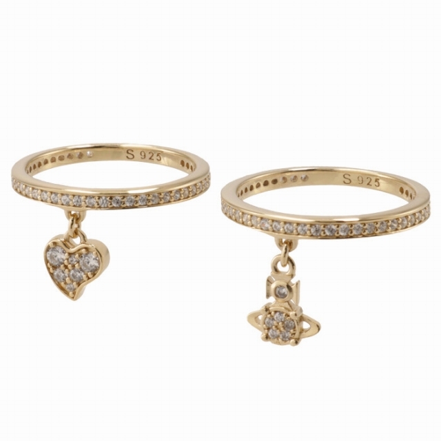 Vivienne Westwood - VIVIENNE WESTWOOD セット リング HEART&ORB 指輪