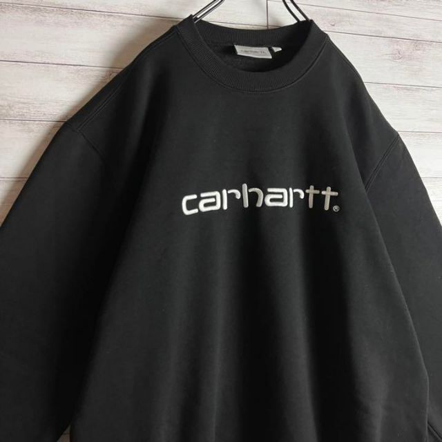 【定番モデル】カーハート WIP スウェット センター刺繍ロゴ ビックサイズ