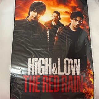 エグザイル トライブ(EXILE TRIBE)のHiGH&LOW THE RED RAINマイクロファイバータオル(ミュージシャン)