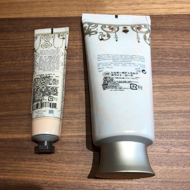 SABON(サボン)のSABON/WHITE ROSE ボディクリーム&ハンドクリーム 2個セット コスメ/美容のボディケア(ボディクリーム)の商品写真