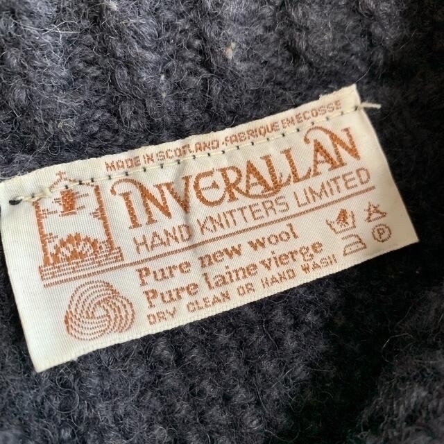 INVERALLAN(インバーアラン)のINVERALLAN  インバーアラン ニットカーディガン  3A 茶タグ メンズのトップス(ニット/セーター)の商品写真