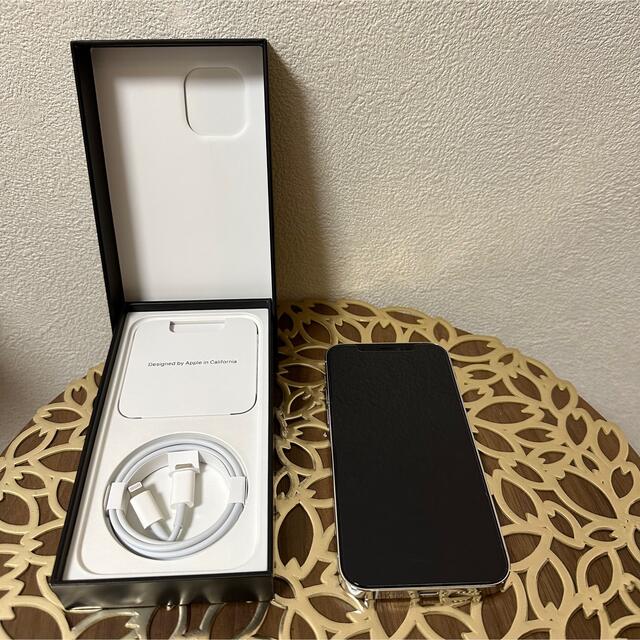 通販 Pro iPhone12 - iPhone 128GB SIMフリー シルバー スマートフォン