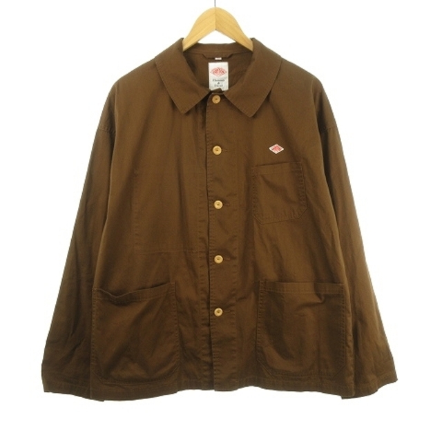 DANTON(ダントン)のダントン TWILL JD-8815 シャツ ジャケット  長袖 40 茶 メンズのジャケット/アウター(その他)の商品写真