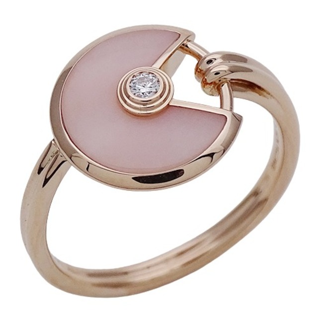 人気 - Cartier カルティエ 約10号  ピンクオパール ダイヤモンド レディース 指輪 リング リング(指輪)