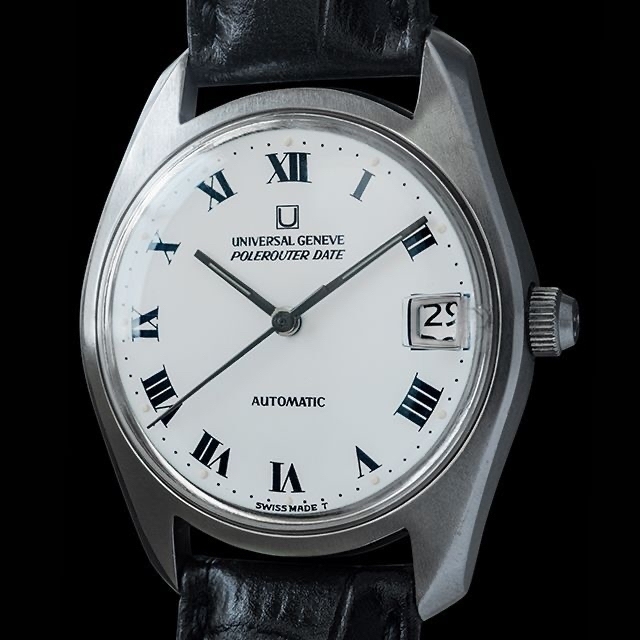 UNIVERSAL GENEVE(ユニバーサルジュネーブ)の(438) ユニバーサル ジュネーブ ポールルーター 1966年 稼働品 メンズの時計(腕時計(アナログ))の商品写真