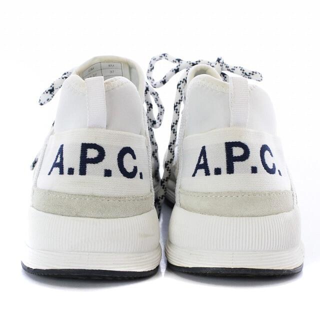 A.P.C(アーペーセー)のアーペーセー Run Aroundスニーカー シューズ 24cm 白 ベージュ レディースの靴/シューズ(スニーカー)の商品写真