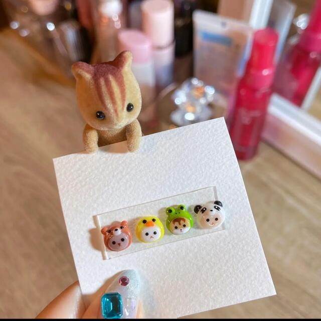 ネイルパーツ 3D アクリル シルバニアファミリー コスメ/美容のネイル(ネイル用品)の商品写真