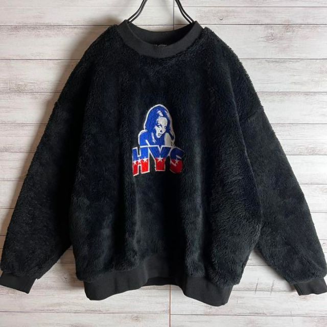 希少デザイン】ヒステリックグラマー ヒスガール 刺繍ロゴ ボア