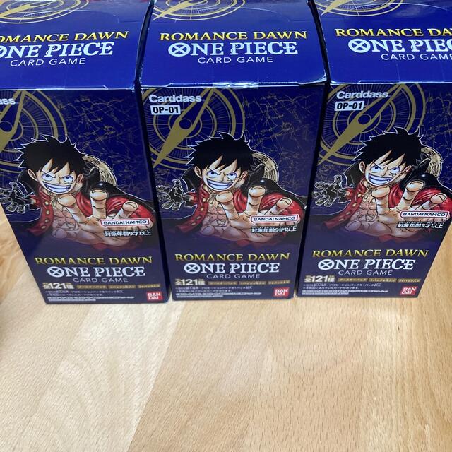 ONE PIECE ワンピース カードゲーム ロマンスドーン3box　未開封