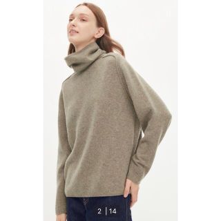 ユニクロ(UNIQLO)のUNIQLO U プレミアムラムタートルネックセーター 長袖(ニット/セーター)