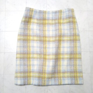 クミキョク 組曲 フレアスカート フィッシュテールスカート 3 黄 ■MO