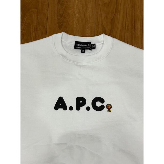 BAPE×A.P.C. WIDE FIT CREWNECK