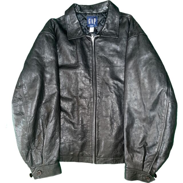 36%割引 特別セーフ 90s00s GAP キルティングレザージャケット XL 純正最安価格 羊皮ジャケットXL レザージャケット