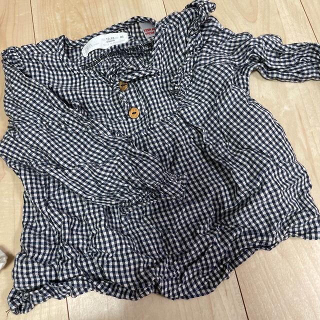 ZARA KIDS(ザラキッズ)の【ピスタチオ様専用】サイズ70相当　トップス3点セット キッズ/ベビー/マタニティのベビー服(~85cm)(シャツ/カットソー)の商品写真